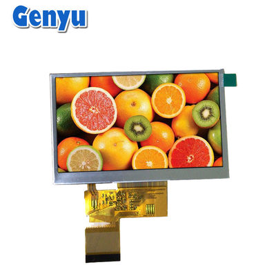 Harga yang bagus TN 4.3 Inch TFT LCD Panel 6 Jam 480x272 Titik ST7282 40PIN RGB Antarmuka on line