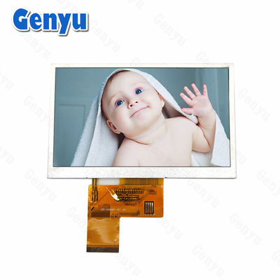 5 inci TFT LCD TN Transmissive 800x480 Resolusi 40PIN Parallel RGB 24 Bit