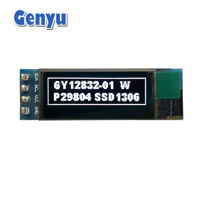 Harga yang bagus Modul tampilan OLED putih 0,91 inci 128x32 Dot SSD1306 4PIN I2C Interface on line