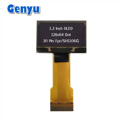 Harga yang bagus Aksara Putih Layar OLED 1.3 Inch 128x64 Titik SH1106 30PIN FPC Konektor on line