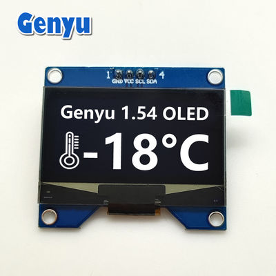 1.54 Inch Monochrome OLED Display Module 128x64 Dots CH1116 IIC Interface