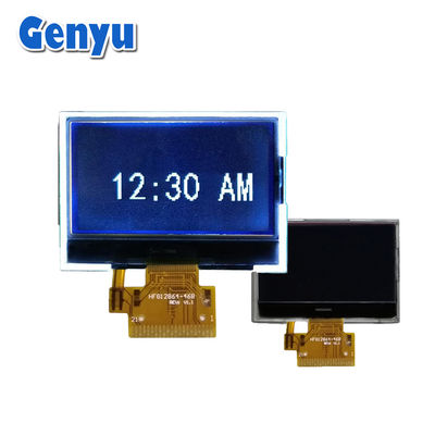 1.7 inci 128 * 64 LCD Tampilan FFSTN Negatif 1.8V 21PIN Antarmuka paralel