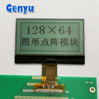 2.4 Inch LCD Screen FSTN 128x64 LCD Display Transflektif 27PIN 8 Bit Parallel