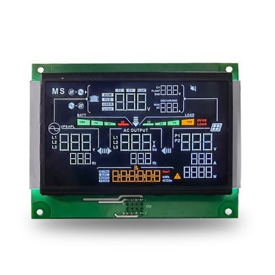 Harga yang bagus Layar LCD Inverter Surya Digital 7 Segmen Hitam VA -20-70C dengan IC Driver CS1621 on line