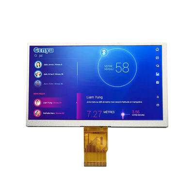 Harga yang bagus Genyu 7.0 inci TFT LCD Display Module dengan Resolusi 800x480 Dot dan Parallel RGB 24-bit Interface on line