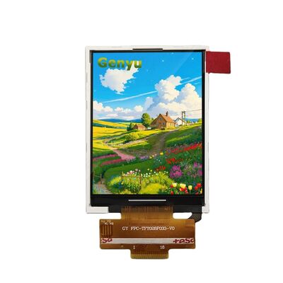 Harga yang bagus Genyu 2.8 Inci 240x320 Piksel Layar TFT LCD dengan Driver 4SPI ST7789 TN Transmisif 18 Pin Solder on line